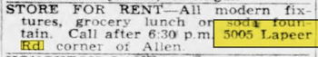 Westgate (Curio Cabinet Gift Shoppe, Westgate Garden Center, Hency Grocery) - Apr 1953 For Rent